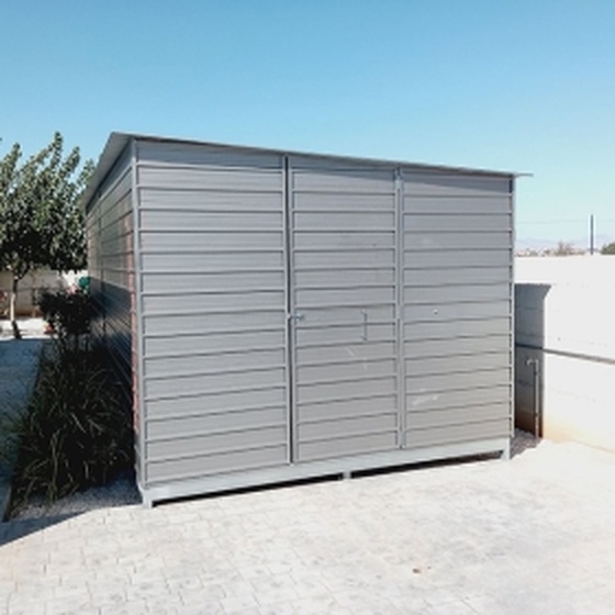 Metal garden warehouse project in Cyprus - Photo 4