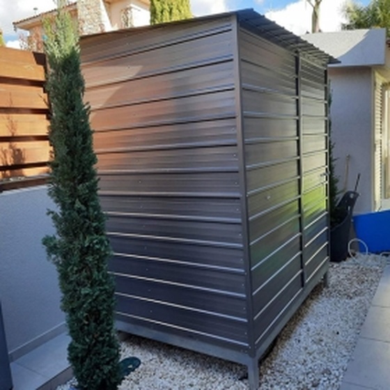 Metal garden warehouse project in Cyprus - Photo 17